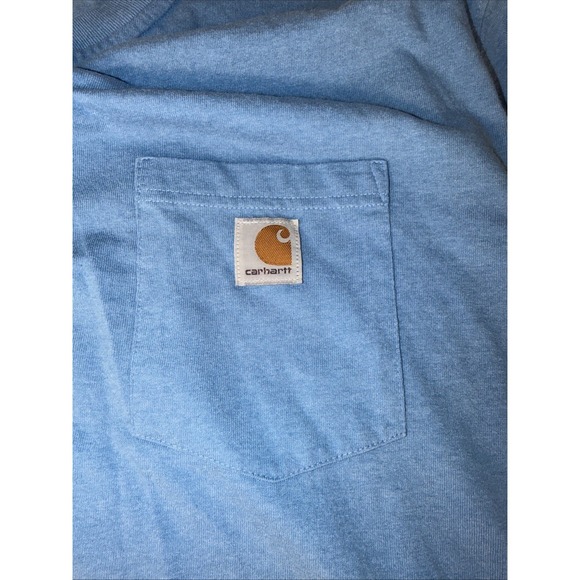 Carhartt Button At The Neck Tee XXL Nice Shirt - Picture 3 of 16